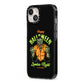 Zombie iPhone 13 Black Impact Case Side Angle on Silver phone