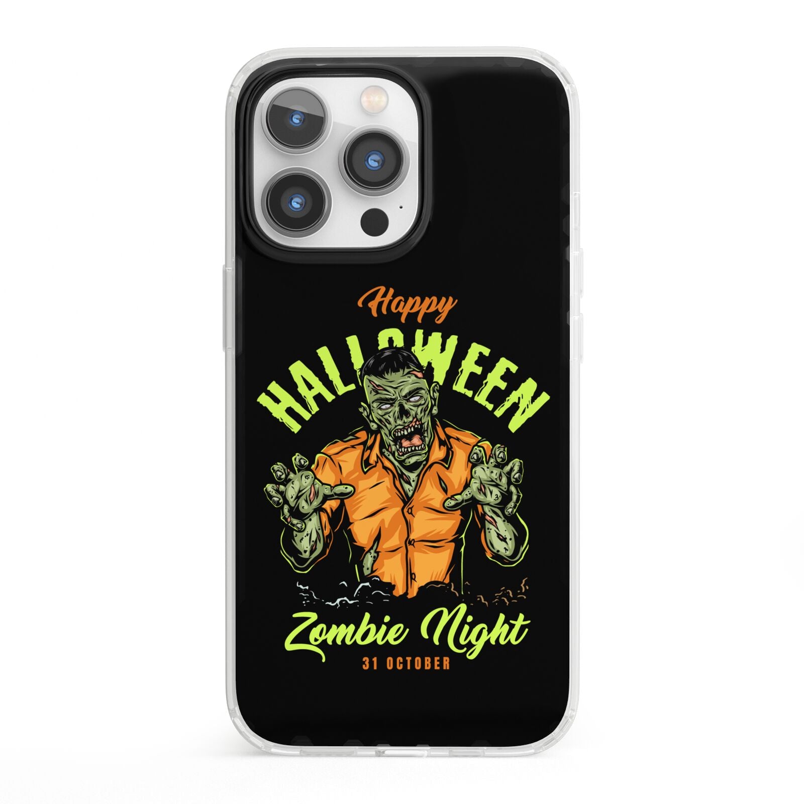 Zombie iPhone 13 Pro Clear Bumper Case