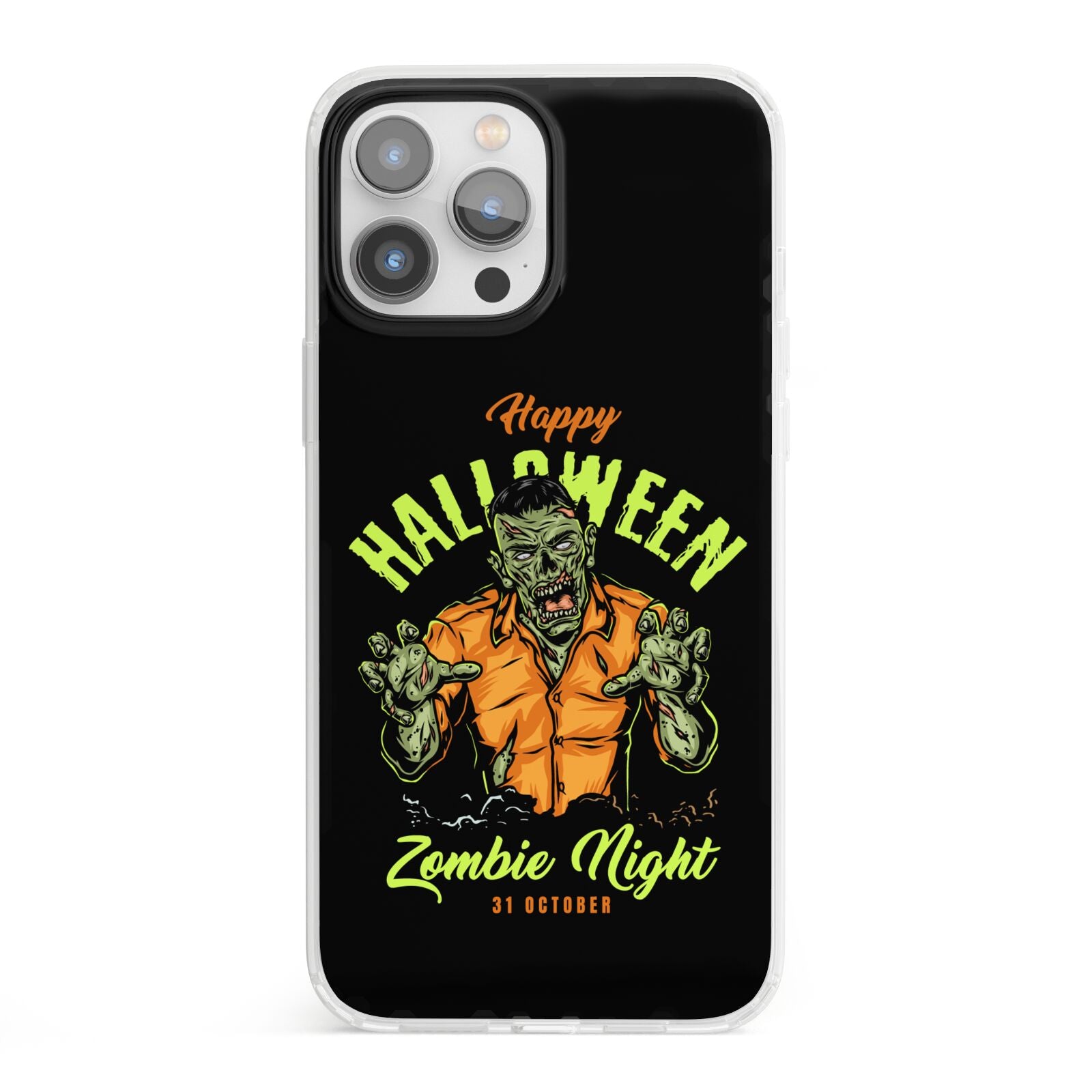 Zombie iPhone 13 Pro Max Clear Bumper Case