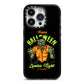 Zombie iPhone 14 Pro Black Impact Case on Silver phone