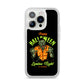 Zombie iPhone 14 Pro Clear Tough Case Silver