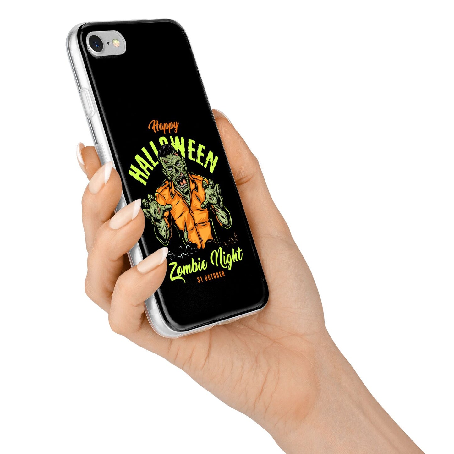 Zombie iPhone 7 Bumper Case on Silver iPhone Alternative Image