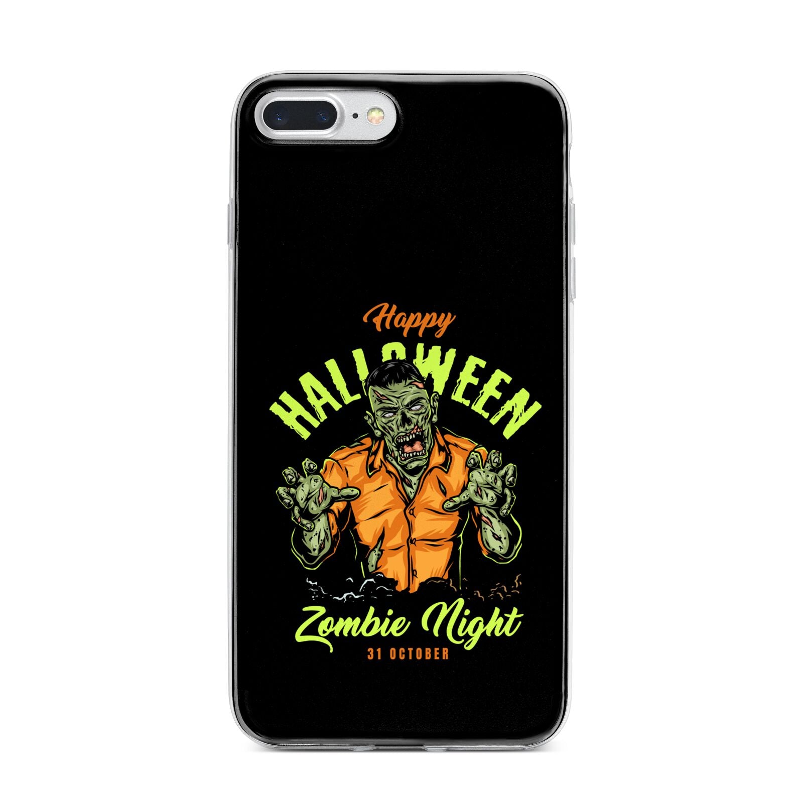 Zombie iPhone 7 Plus Bumper Case on Silver iPhone
