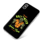 Zombie iPhone X Bumper Case on Silver iPhone