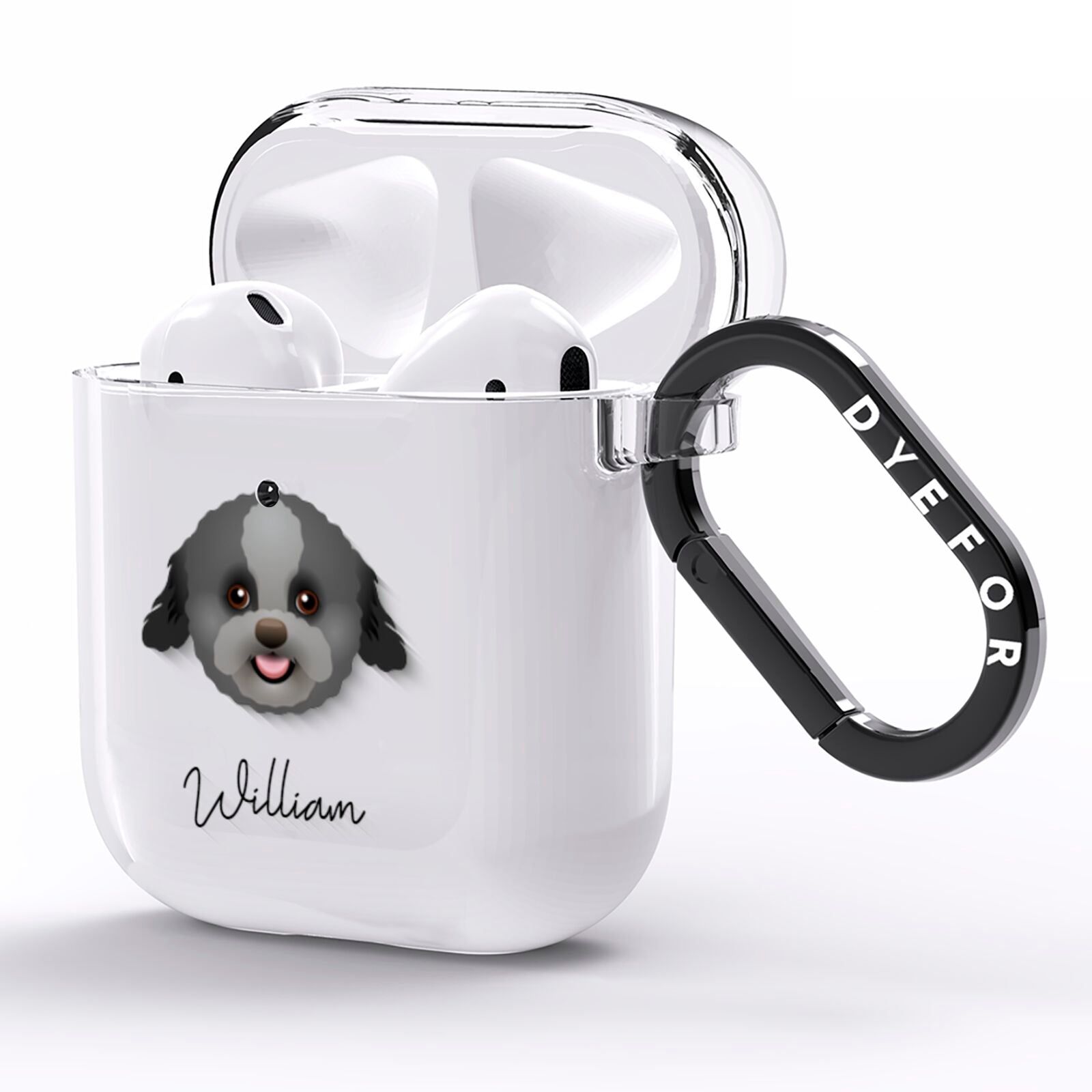 Zuchon Personalised AirPods Clear Case Side Image