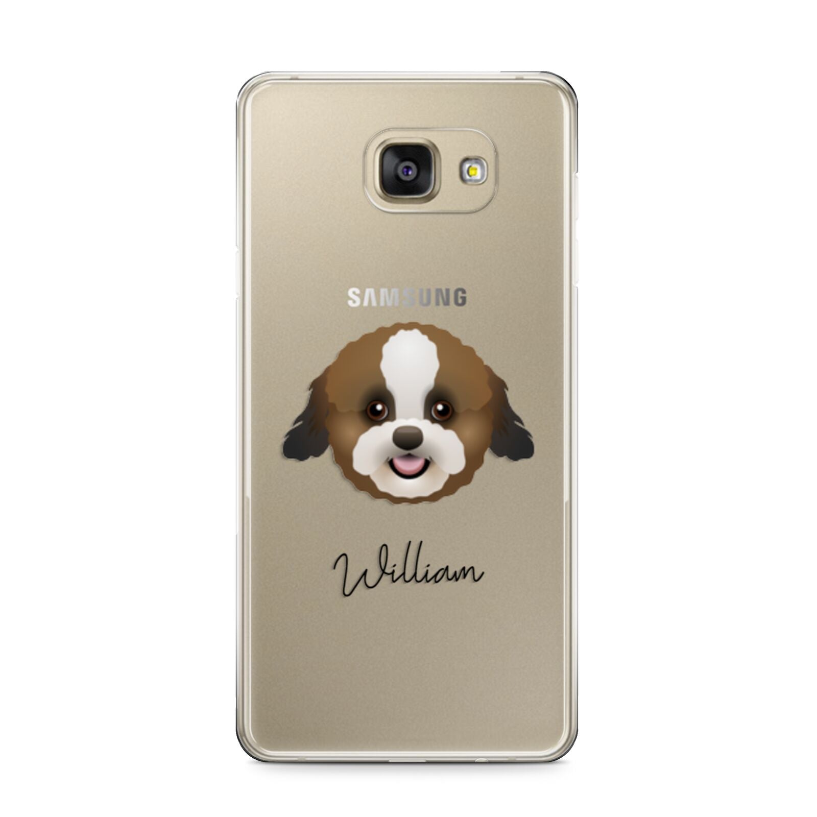 Zuchon Personalised Samsung Galaxy A9 2016 Case on gold phone