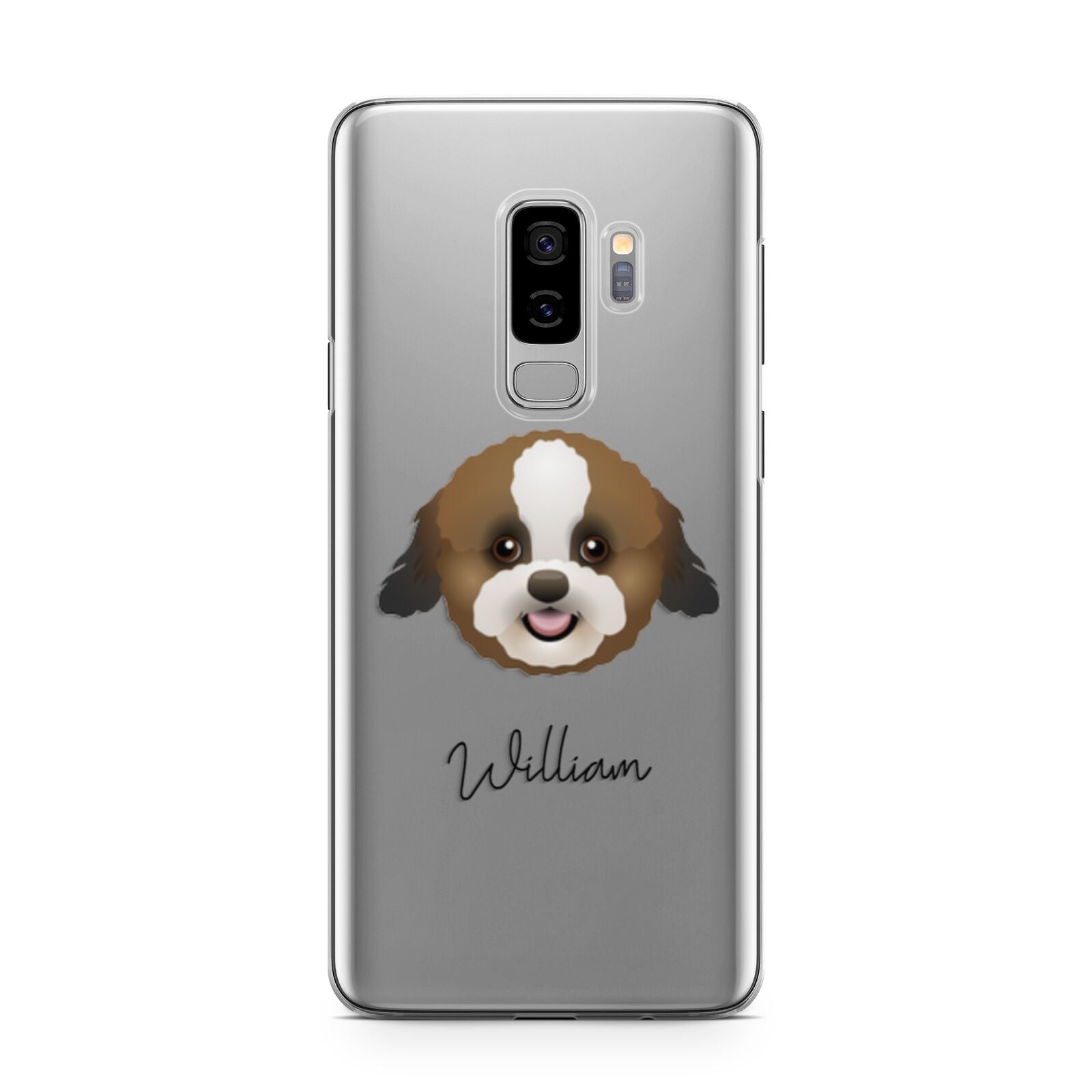 Zuchon Personalised Samsung Galaxy S9 Plus Case on Silver phone