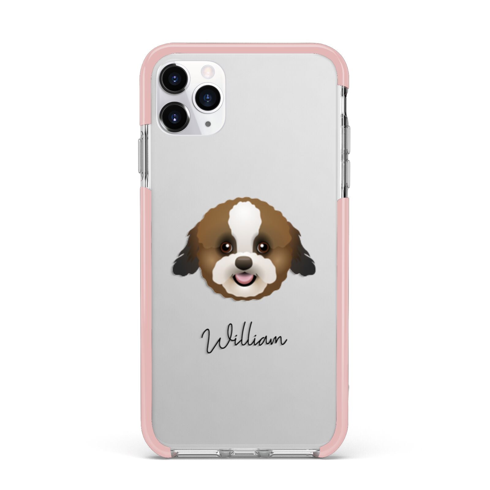Zuchon Personalised iPhone 11 Pro Max Impact Pink Edge Case