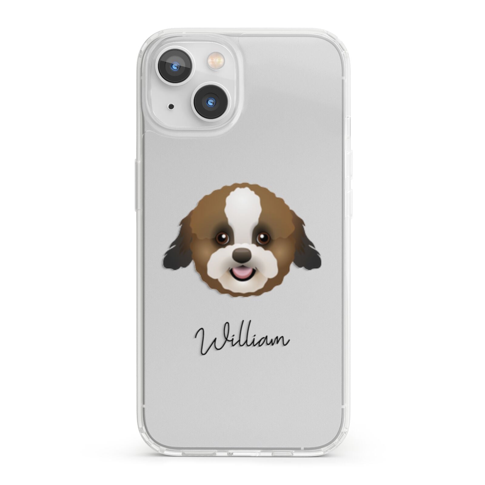 Zuchon Personalised iPhone 13 Clear Bumper Case