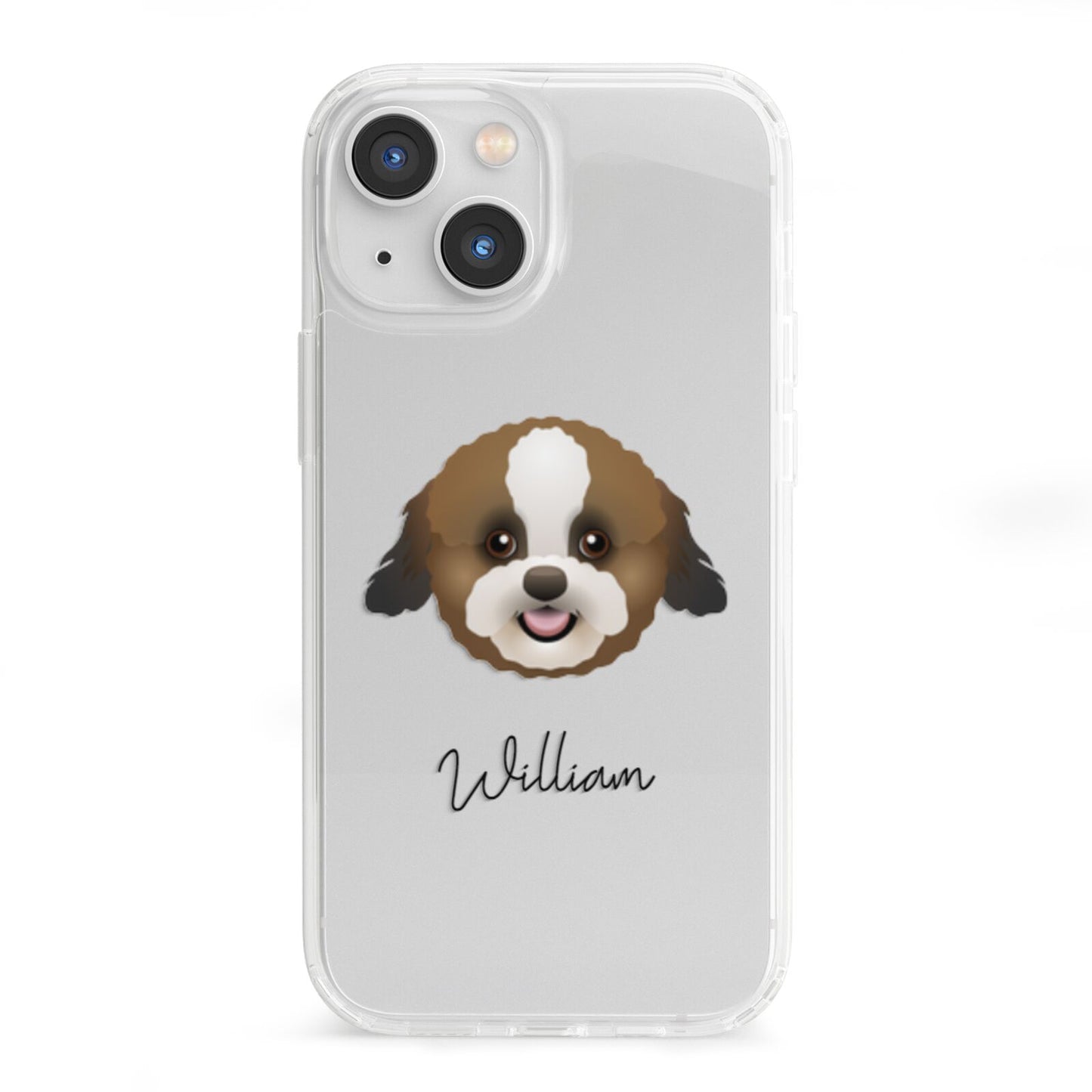 Zuchon Personalised iPhone 13 Mini Clear Bumper Case