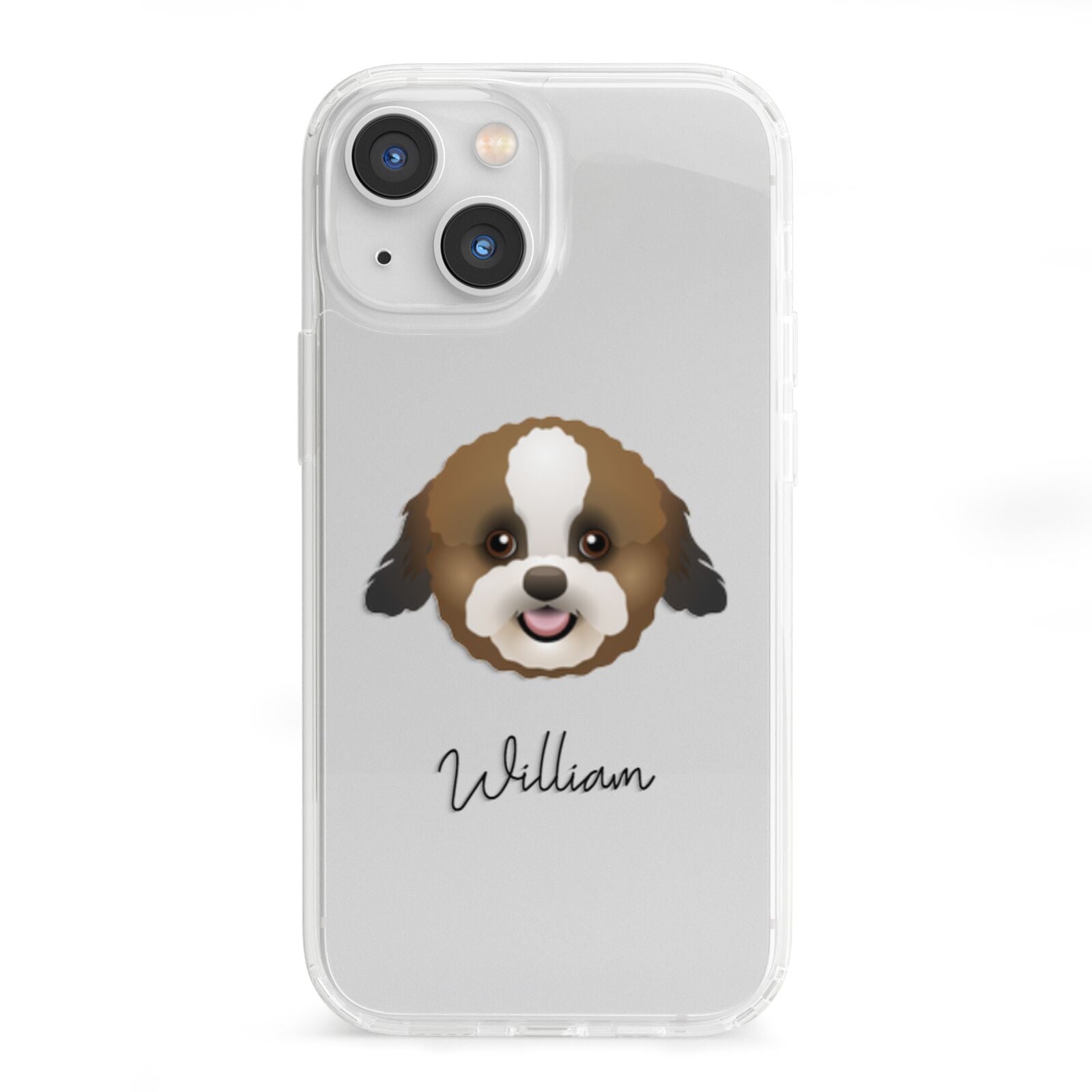 Zuchon Personalised iPhone 13 Mini Clear Bumper Case