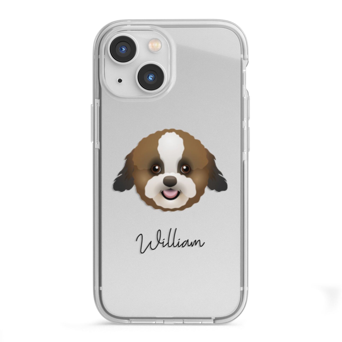 Zuchon Personalised iPhone 13 Mini TPU Impact Case with White Edges