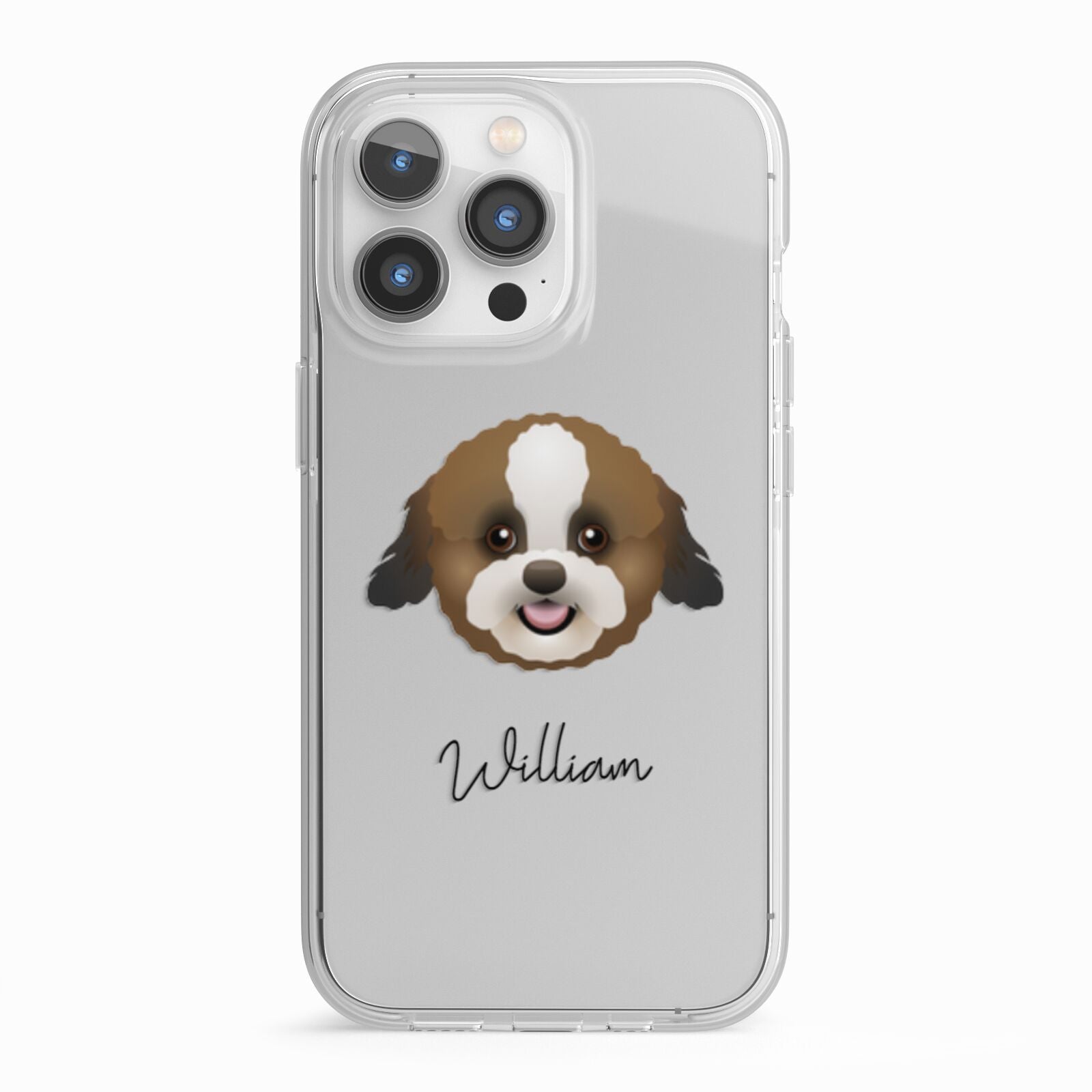 Zuchon Personalised iPhone 13 Pro TPU Impact Case with White Edges