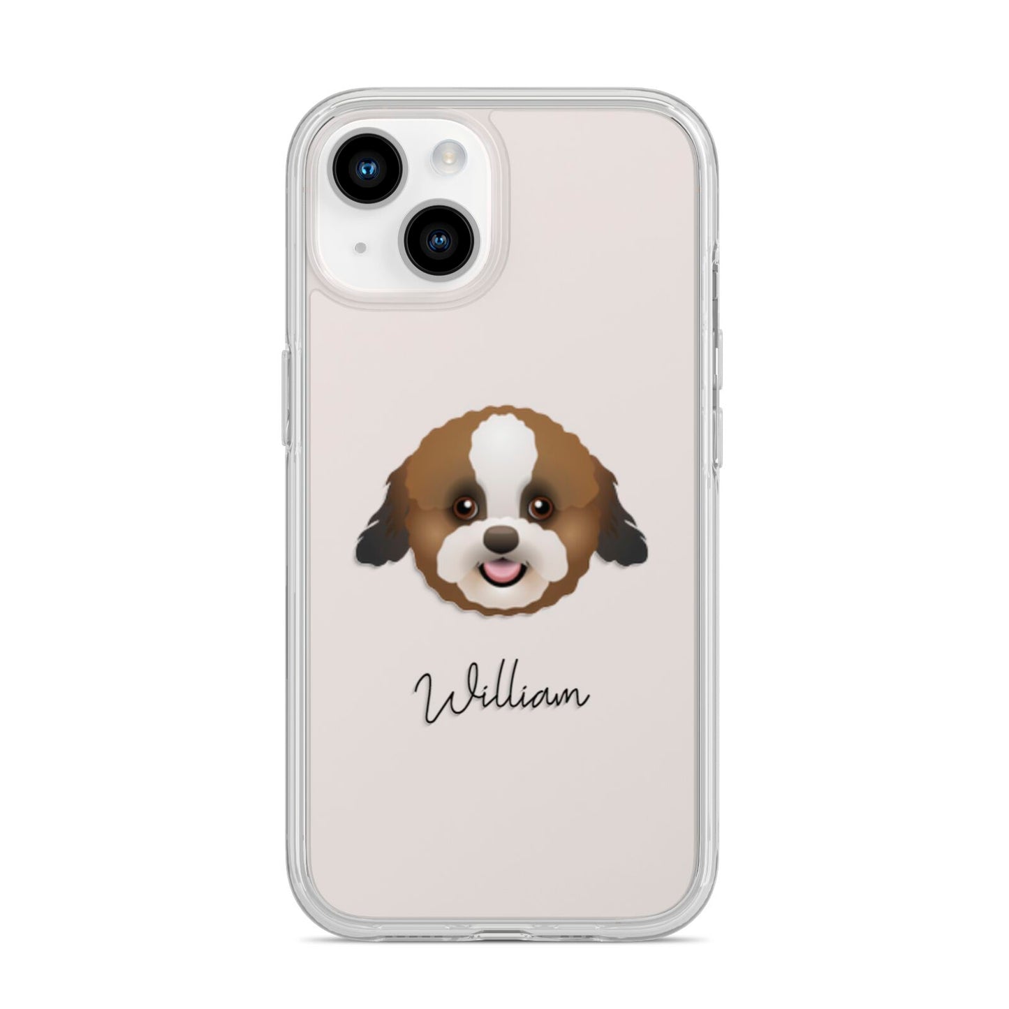 Zuchon Personalised iPhone 14 Clear Tough Case Starlight