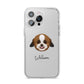 Zuchon Personalised iPhone 14 Pro Max Clear Tough Case Silver