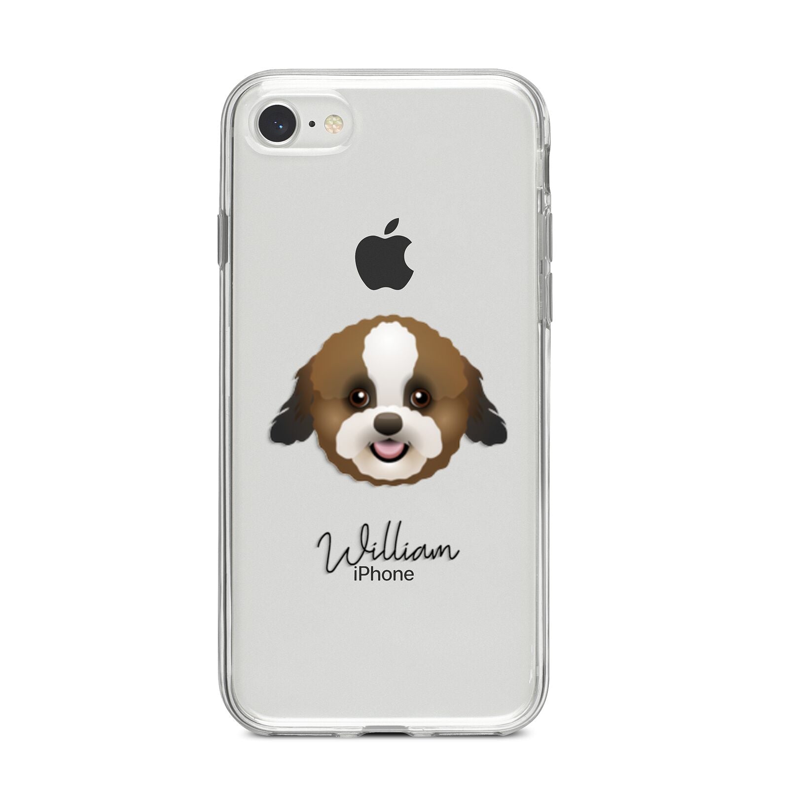 Zuchon Personalised iPhone 8 Bumper Case on Silver iPhone