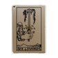 Ace of Swords Monochrome Apple iPad Gold Case