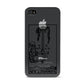 Ace of Swords Monochrome Apple iPhone 4s Case