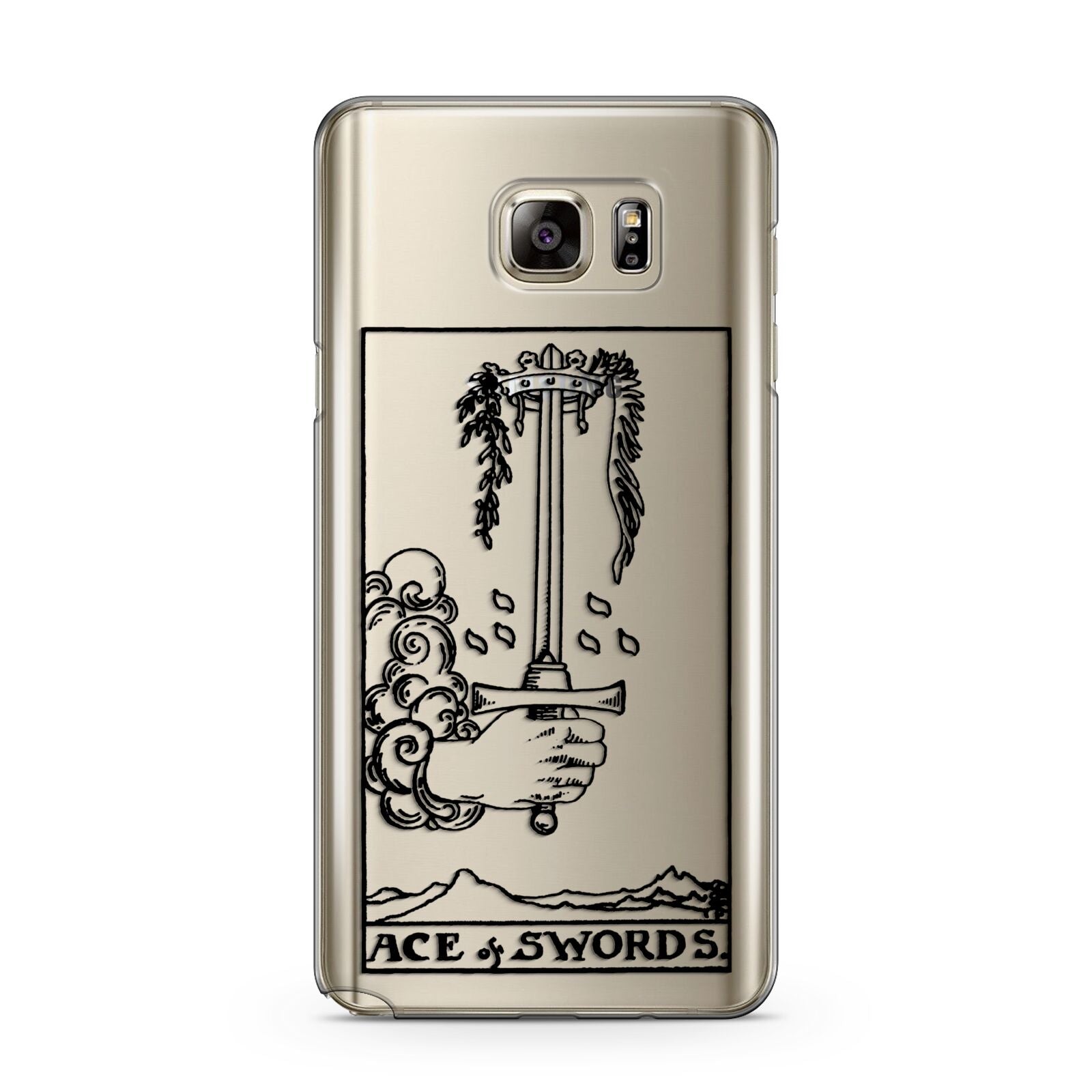 Ace of Swords Monochrome Samsung Galaxy Note 5 Case