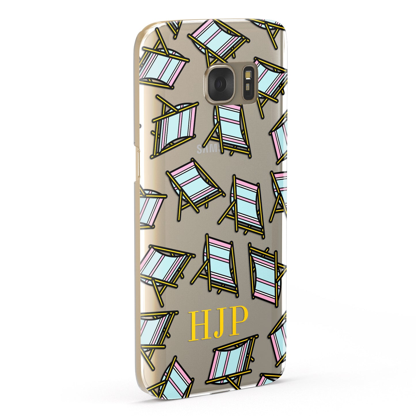 Personalised Beach Deck Chair Initials Samsung Galaxy Case Fourty Five Degrees