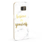 Believe In Yourself Gold Marble Samsung Galaxy Case Fourty Five Degrees