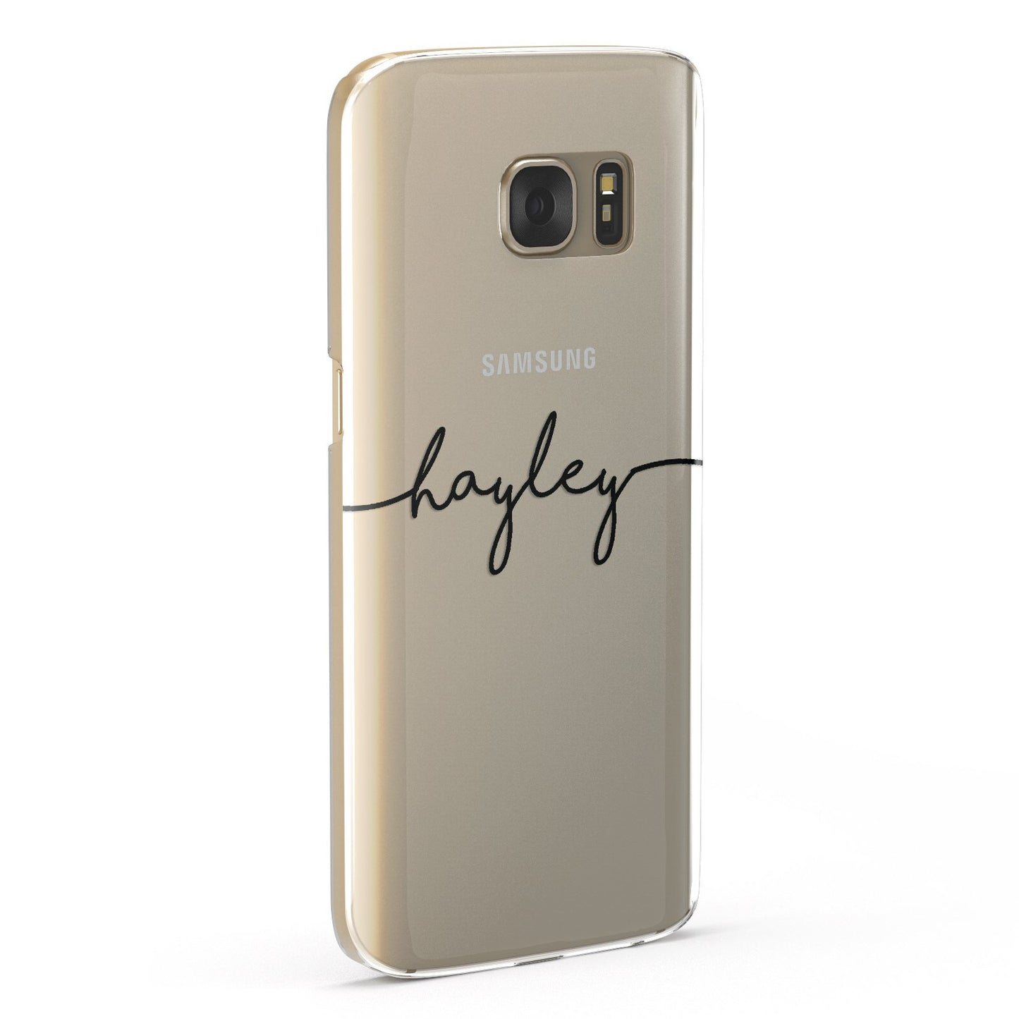 Personalised Black Handwritten Name Custom Samsung Galaxy Case Fourty Five Degrees