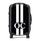 Black Personalised Initials Suitcase