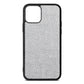 Blank iPhone 11 Silver Pebble Leather Case