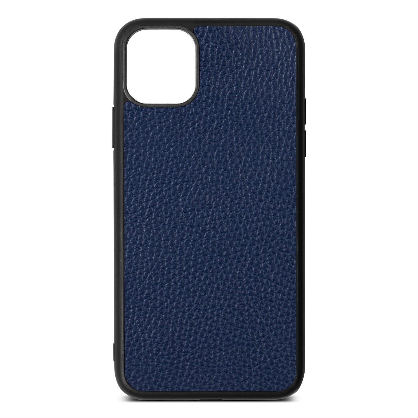 Blank iPhone 11 Pro Max Navy Blue Pebble Grain Leather Case