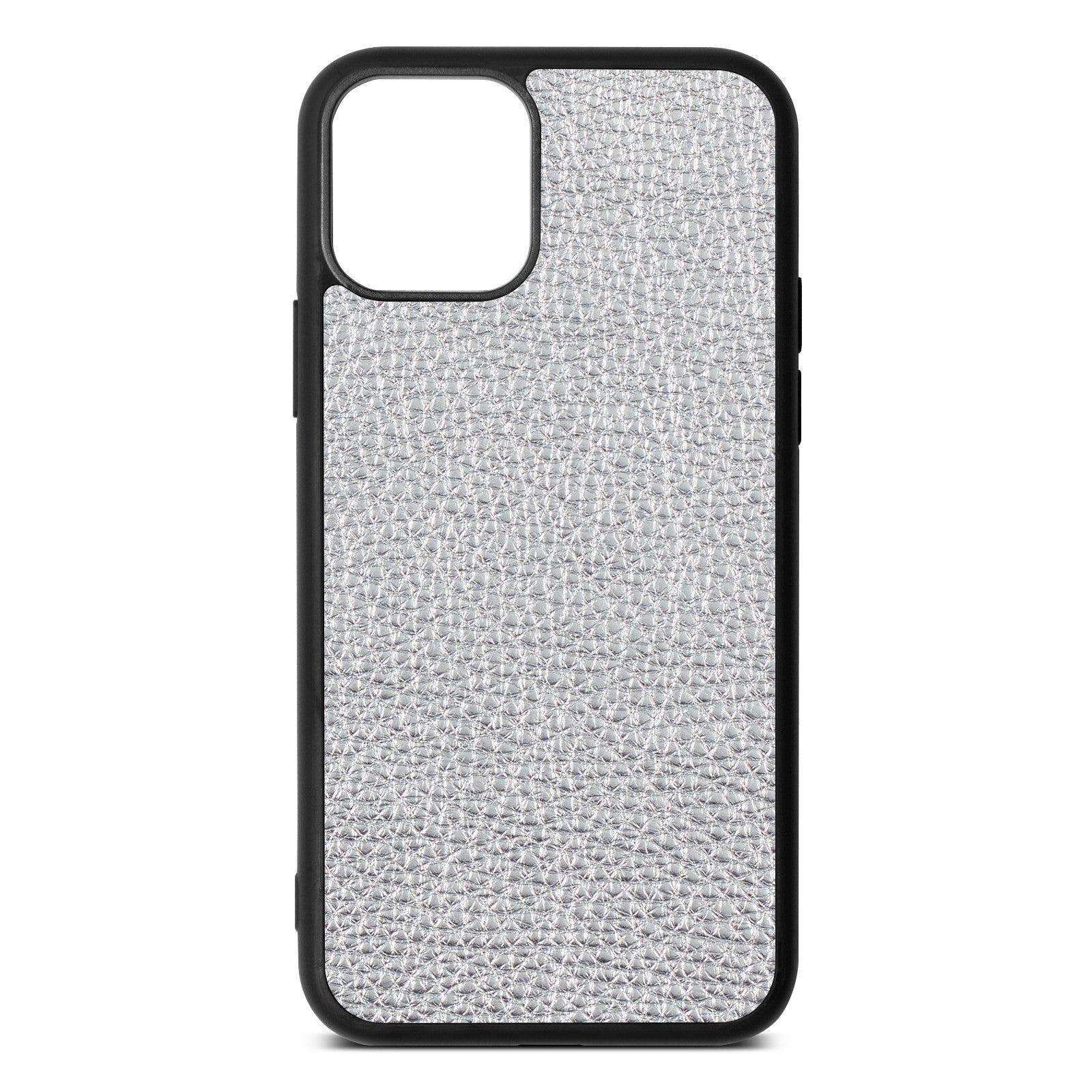 Blank iPhone 11 Pro Silver Pebble Leather Case
