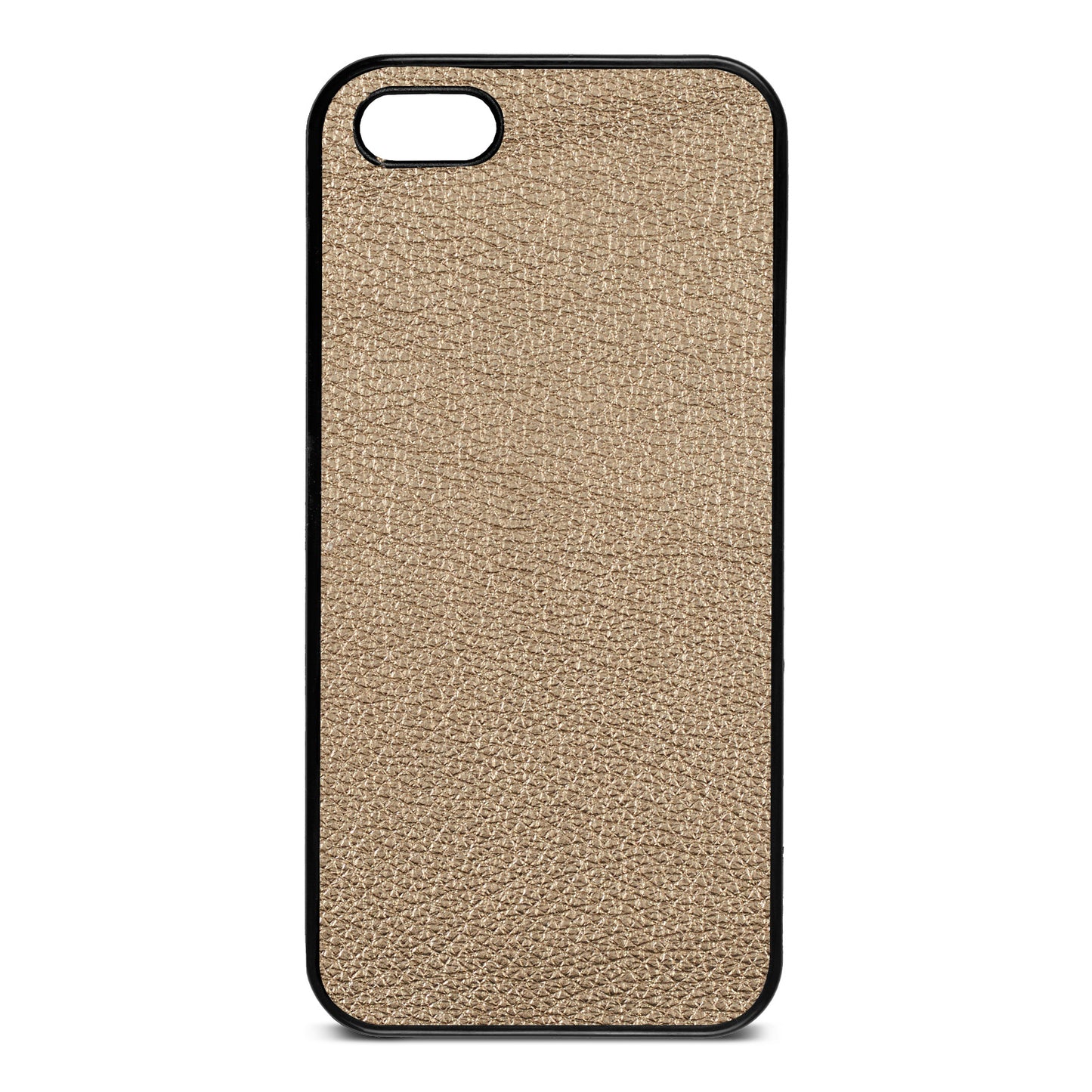 Blank iPhone 5 Gold Pebble Leather iPhone Case