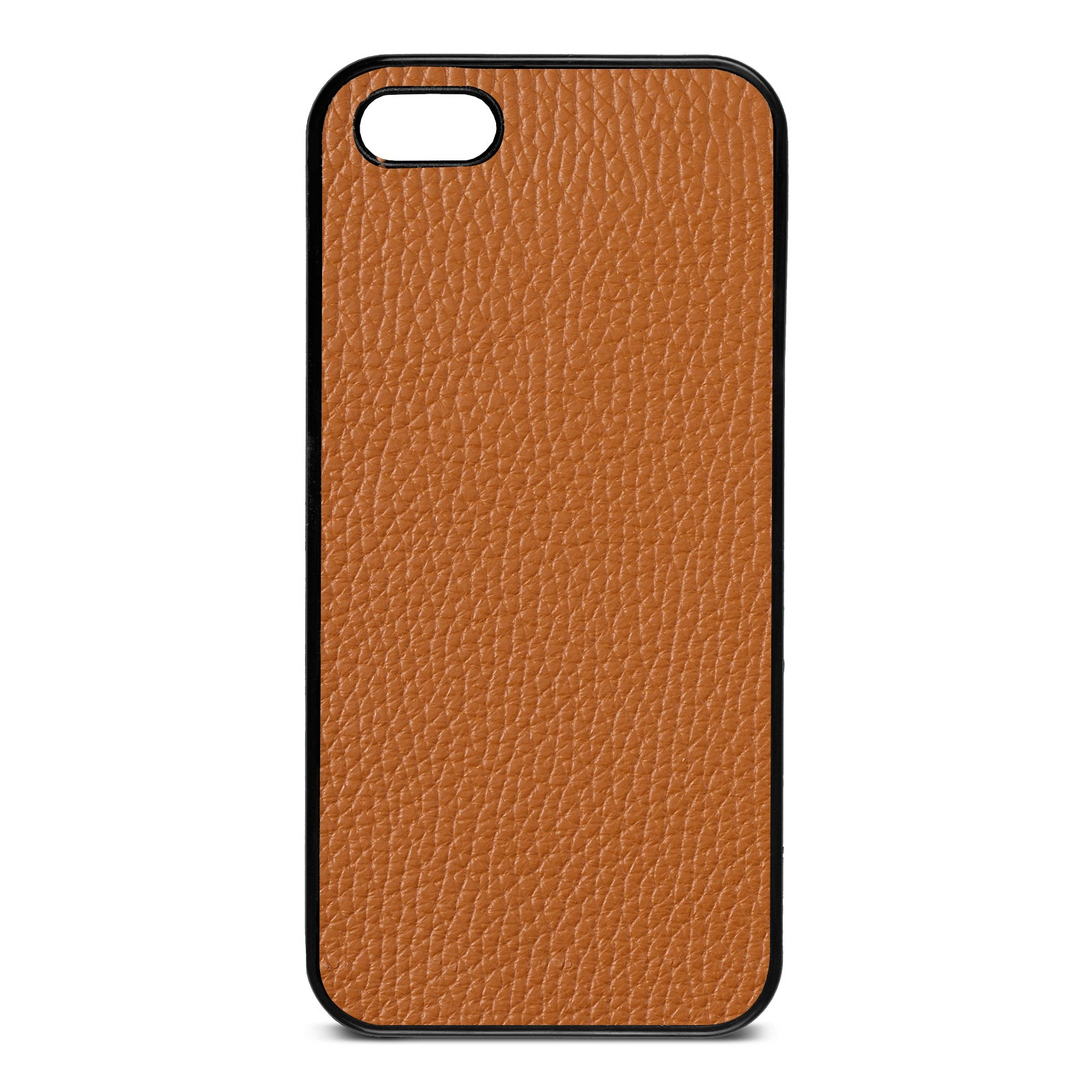 Blank iPhone 5 Tan Pebble Leather Case