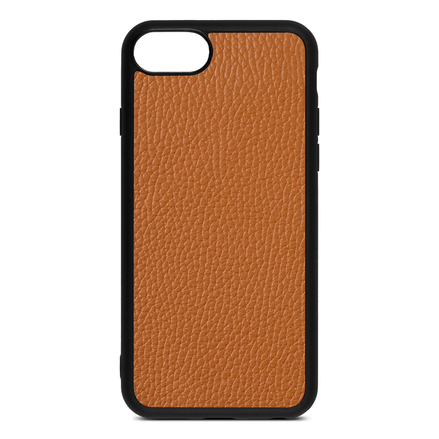 Blank iPhone 8 Tan Pebble Leather Case