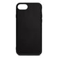 Blank iPhone 8 Drop Shadow Black Leather Case