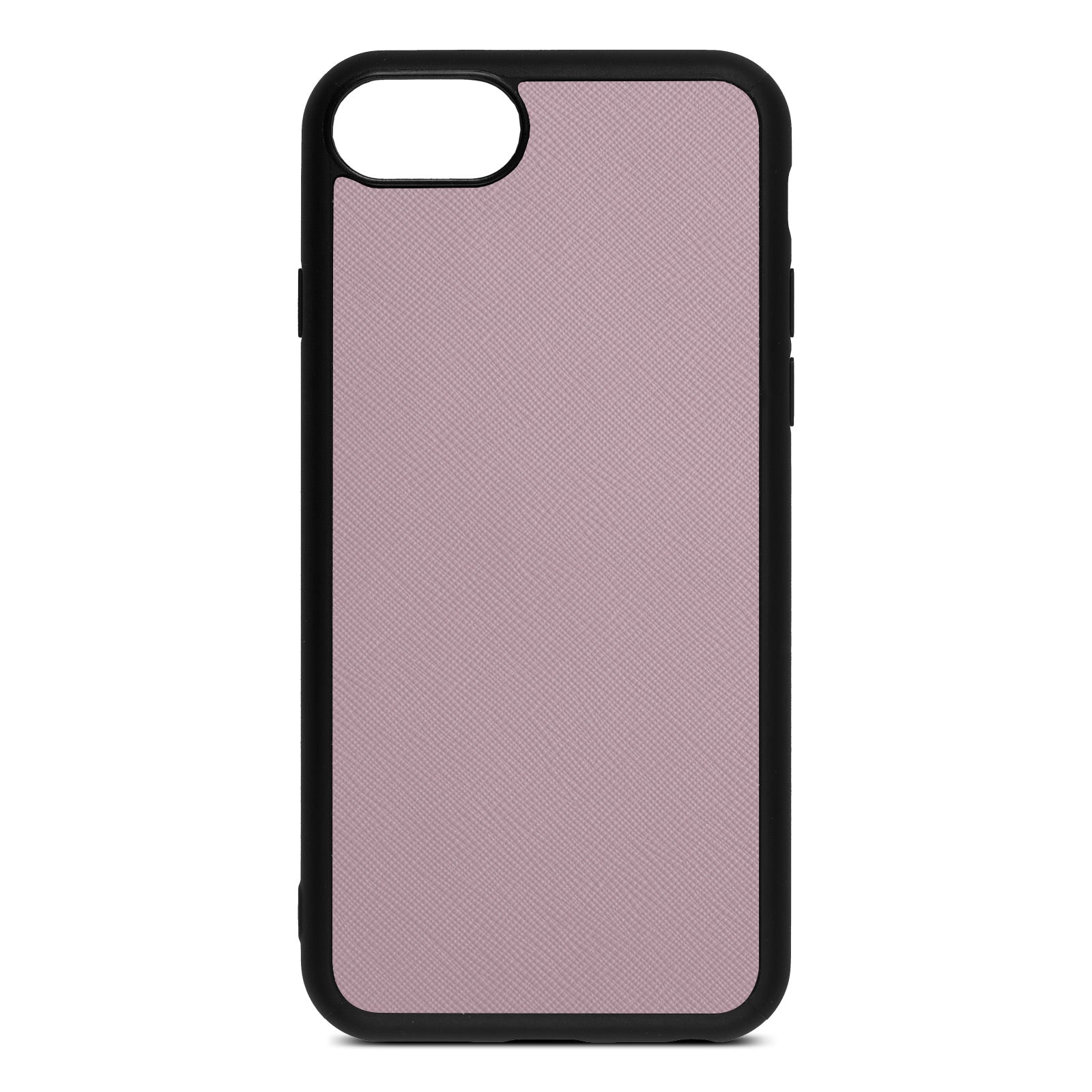Blank Personalised Lotus Purple Saffiano Leather iPhone 8 Case