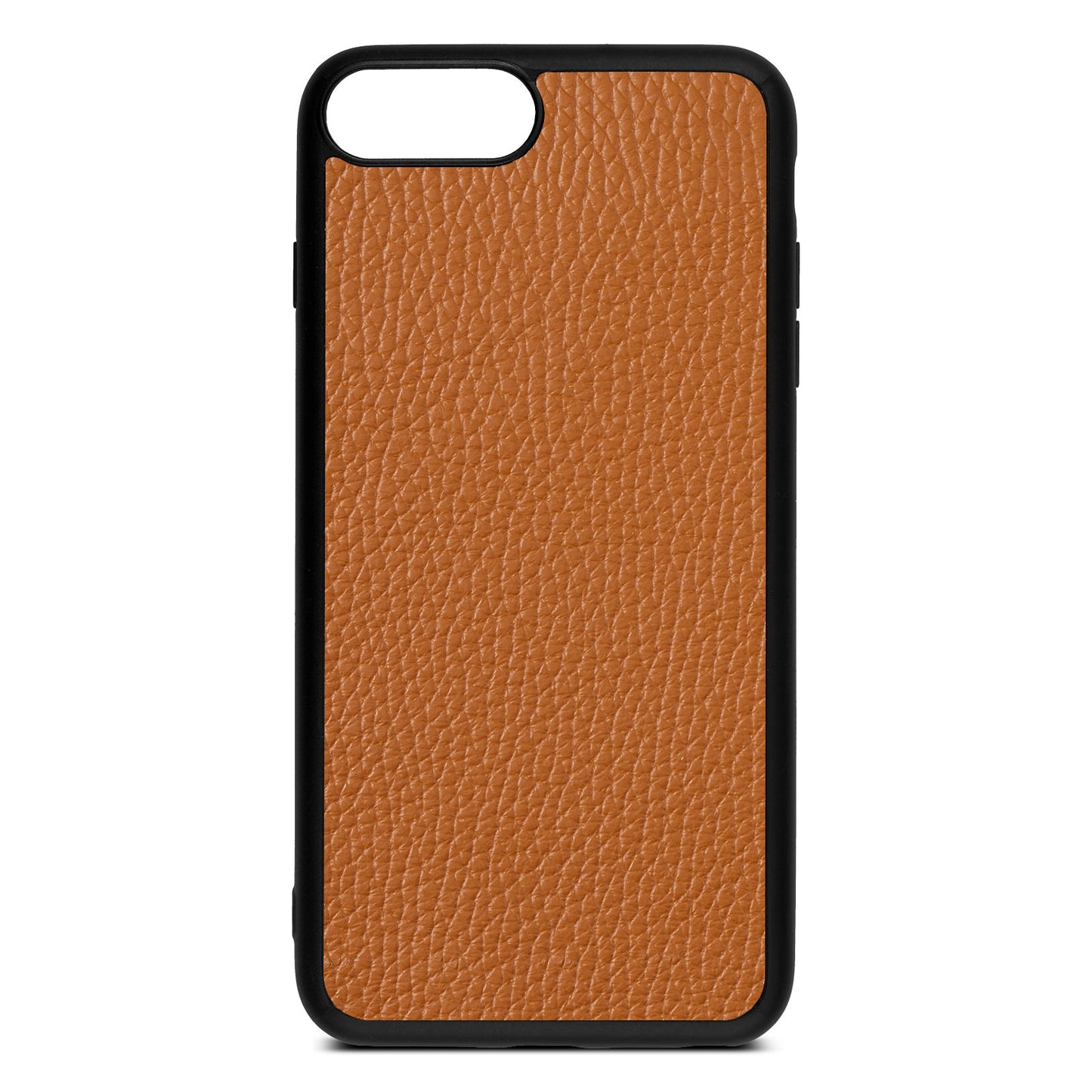 Blank iPhone 8 Plus Tan Pebble Leather Case