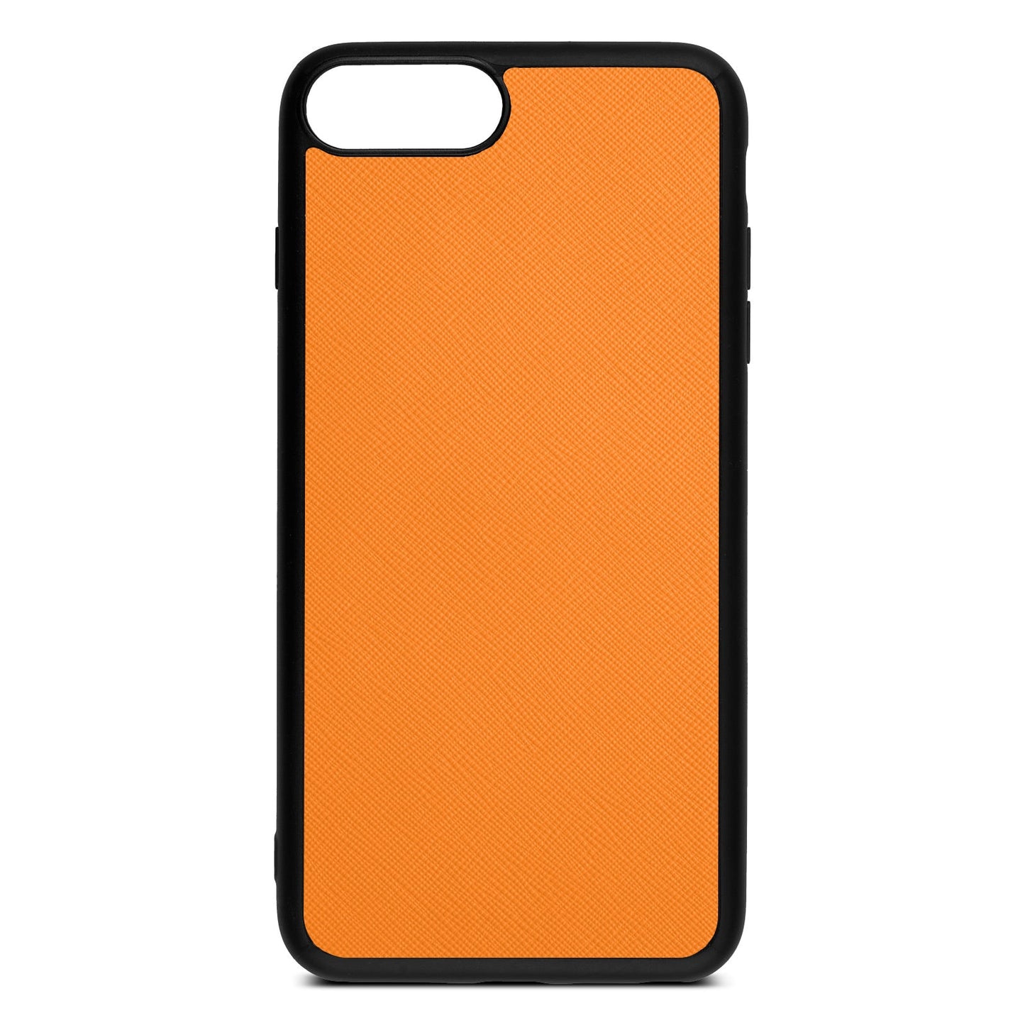 Blank Personalised Saffron Saffiano Leather iPhone 8 Plus Case