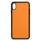 Blank Personalised Saffron Saffiano Leather iPhone XS Max Case