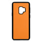 Blank Personalised Saffron Saffiano Leather Samsung S9 Case