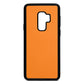 Blank Personalised Saffron Saffiano Leather Samsung S9 Plus Case