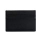 Blank Personalised Drop Shadow Black Leather Card Holder
