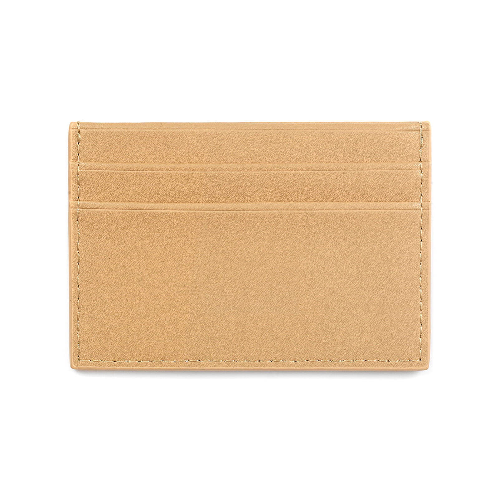 Blank Personalised Caramel Smooth Leather Card Holder