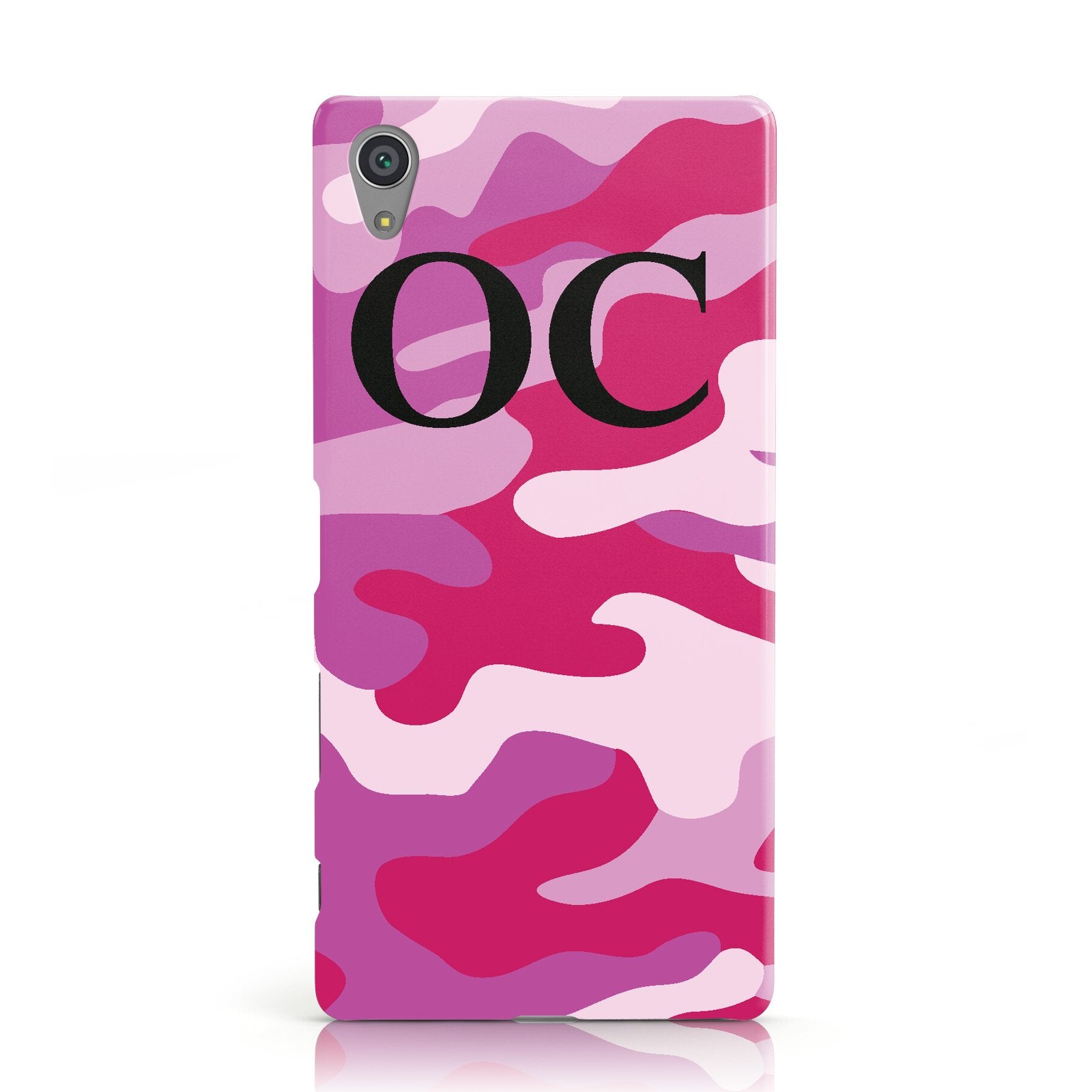 Camouflage Personalised Sony Xperia Case
