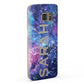 Personalised Clear Name Cutout Space Nebula Custom Samsung Galaxy Case Fourty Five Degrees