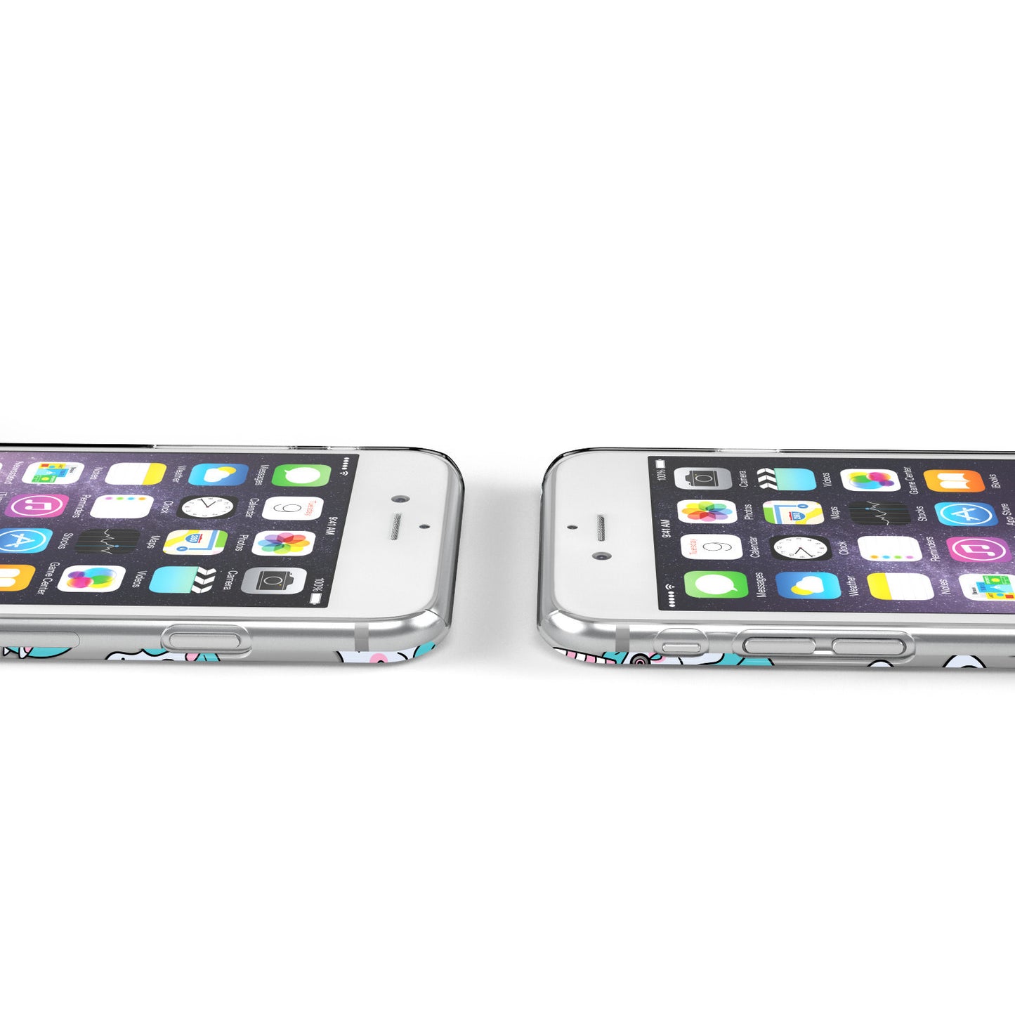 Crying Unicorn Personalised Apple iPhone Case Ports Cutout
