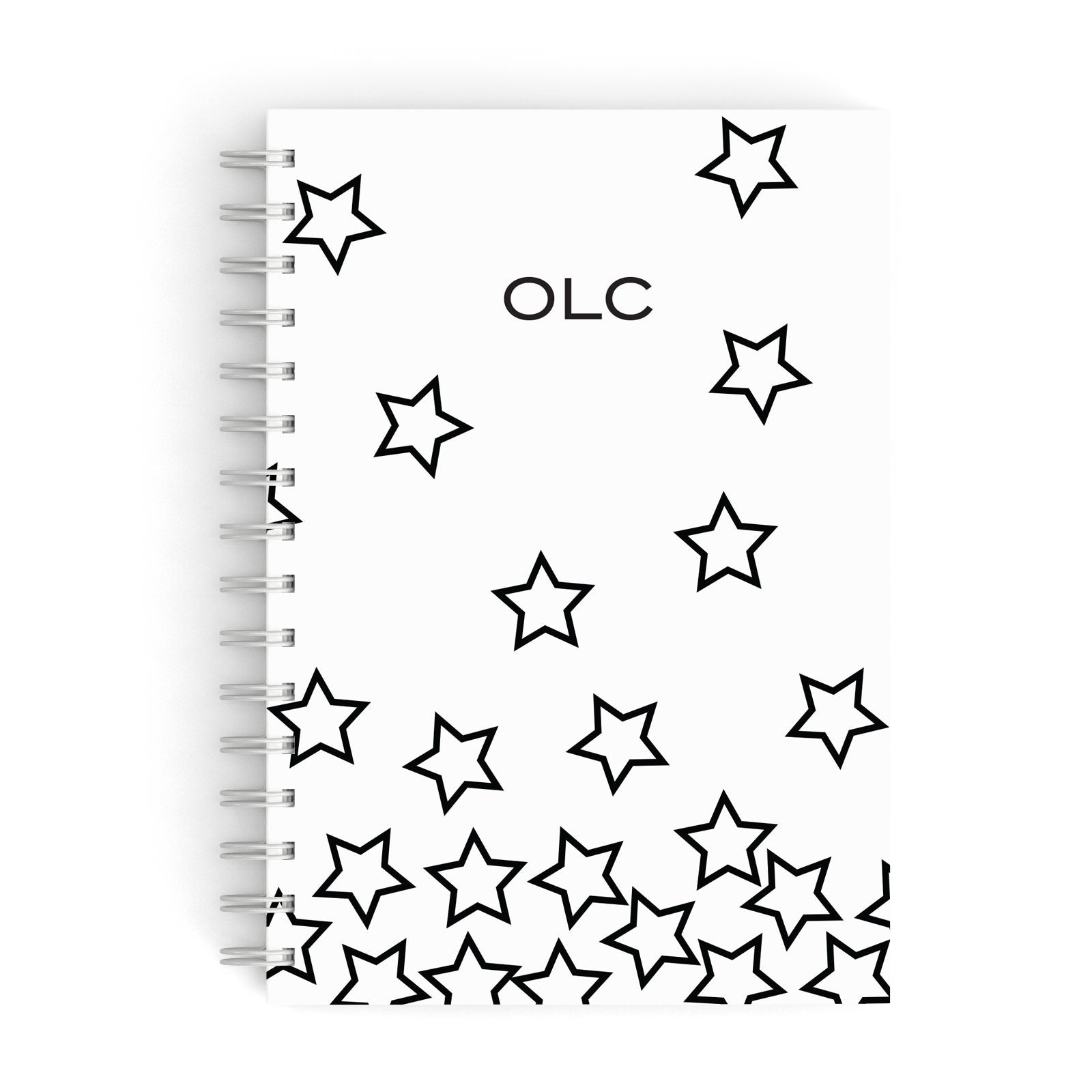 Custom Personalised Initials A5 Hardcover Notebook