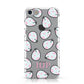 Personalised Cute Egg Initials Clear Apple iPhone Case