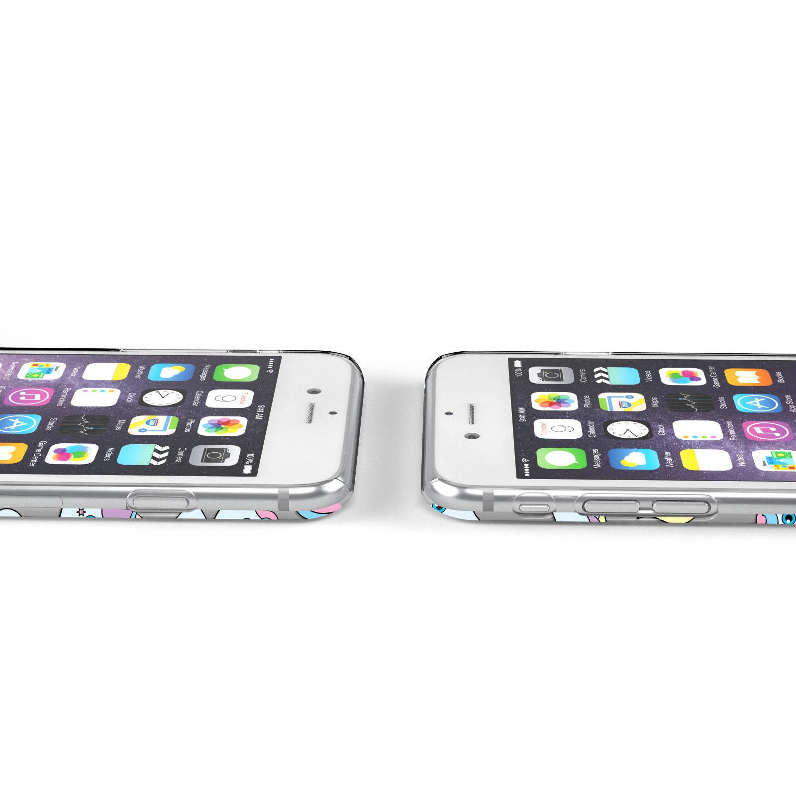 Cute Unicorn Personalised Apple iPhone Case Ports Cutout