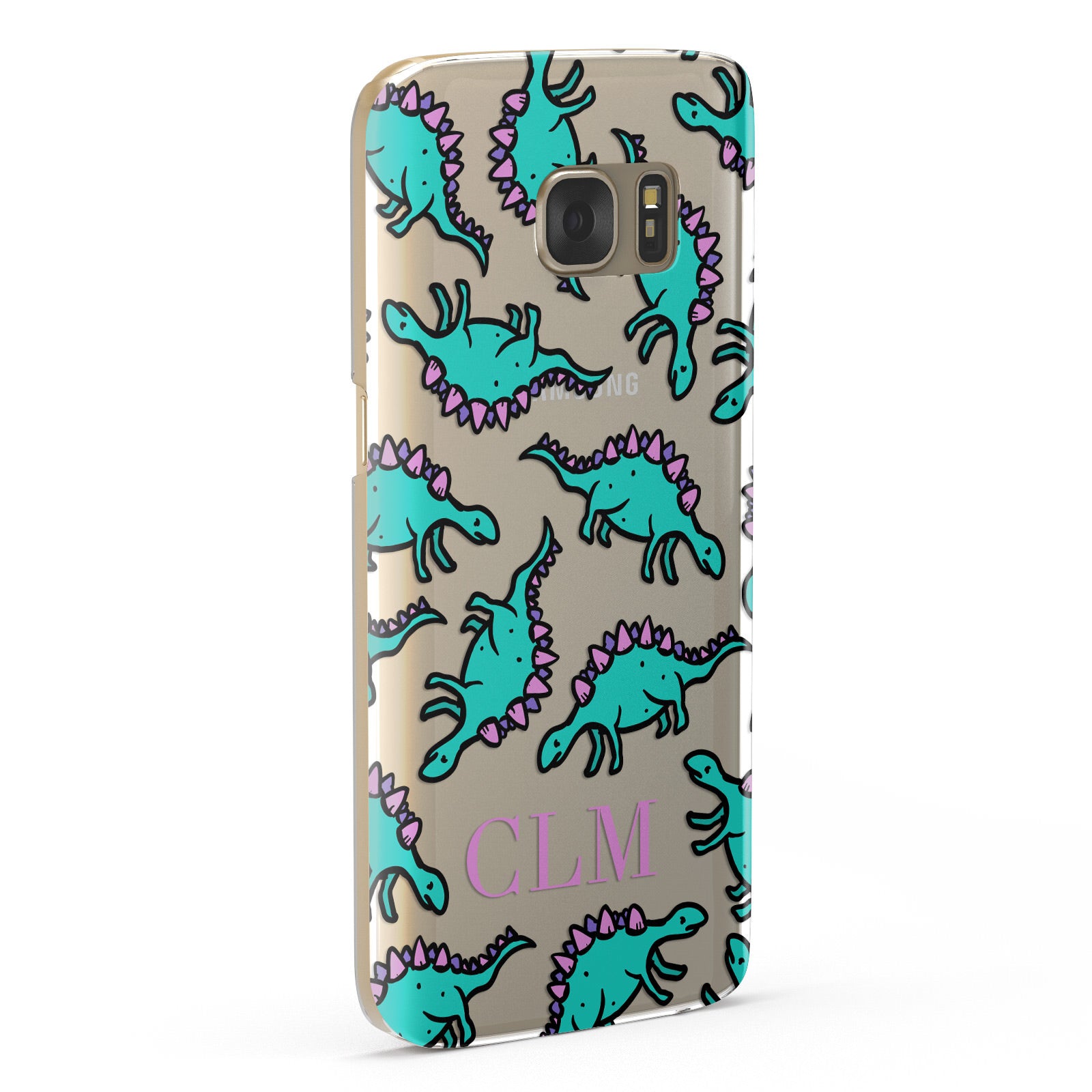 Personalised Dinosaur Monogrammed Samsung Galaxy Case Fourty Five Degrees