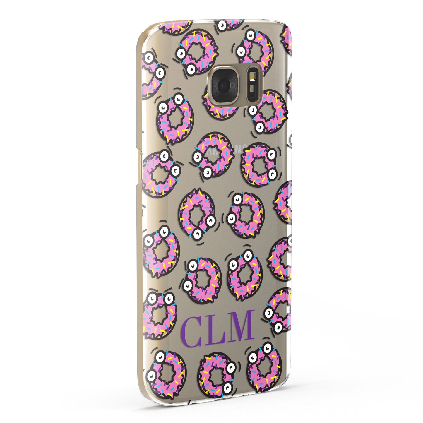 Personalised Donut Initials Samsung Galaxy Case Fourty Five Degrees